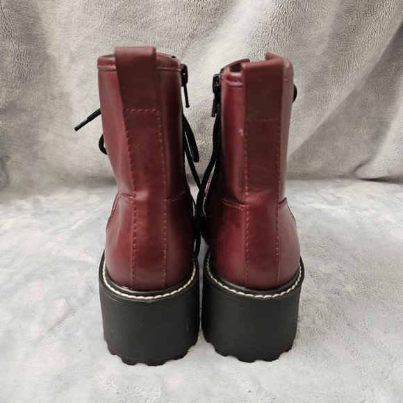 New Madden Girl Women's Wine Boot Size 6M - Picture 4 of 6